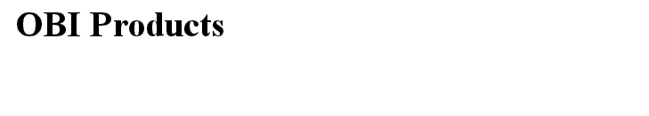 OBI Products